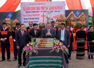 Đắk Lắk: Khởi Công Xây Dựng Nhà Thờ Tin Lành Buôn Ky