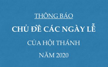 Chủ Đề Các Ngày Lễ Trong Năm 2020