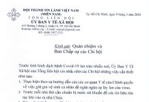 Khuyến Cáo Của UB YTXH Về Tình Hình Dịch Bệnh Covid-19