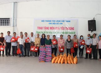 TP. HCM: Hội Thánh Củ Chi Chia Sẻ Yêu Thương Trong Mùa Dịch