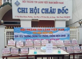 Các Hội Thánh Trong Tỉnh An Giang Chung Tay Hỗ Trợ Cộng Đồng Trong Mùa Dịch Covid-19