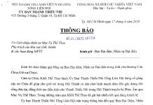 V/v Giới Thiệu Nhân Sự Mục Vụ Thể Thao Phụ Trách Các Khu Vực Tỉnh, Thành & Các Hoạt Động MVTT