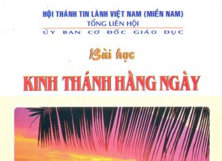 UB CĐGD: Giới Thiệu Bài Học Kinh Thánh Hằng Ngày Quý III/2020