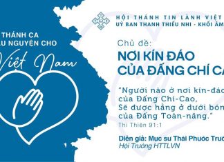 V/v Tổ chức Chương trình Đêm Thánh Ca – Cầu nguyện cho Việt Nam