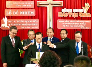 Bổ Nhiệm Mục Sư Dương Quang Hòa Quản Nhiệm Chi Hội Quy Nhơn