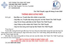 Thông Báo & Thư Mời Dự Lễ Cảm Tạ Chúa KỶ Niệm 45 Năm Thành Lập HTTL TÔN THẤT THUYẾT