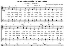 Bài hát: Trung Thành Quản Trị Hội Thánh (Đại Hội Đồng Giáo Phẩm HTTLVN 2020)