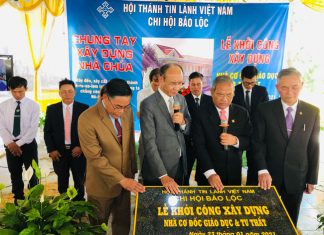 Lâm Đồng: Hội Thánh Bảo Lộc Khởi Công Xây Dựng Cơ Sở Cơ Đốc Giáo Dục Và Tư Thất