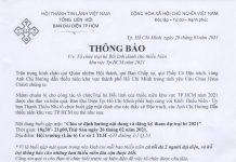 V/v Tổ Chức Trại Hè Bồi Linh Dành Cho Thiếu Niên Khu Vực Tp.HCM Năm 2021