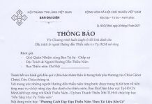 V/v Chương Trình Huấn Luyện & Bồi Linh Dành Cho Đặc Trách & Người Hướng Dẫn Thiếu Niên KV.TP.HCM Mở Rộng
