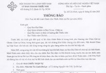 Thông Báo V/v Trại Hè Bồi Linh Dành Cho Thiếu Niên Tại Đà Lạt Năm 2021