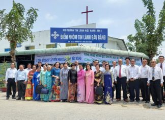 Bình Dương: Công Bố Thành Lập Điểm Nhóm Bàu Bàng