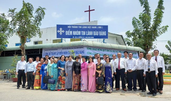 Bình Dương: Công Bố Thành Lập Điểm Nhóm Bàu Bàng