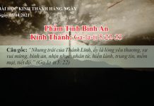 Phẩm Tính Bình An – 5/4/2021