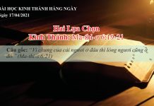 Hai Lựa Chọn – 17/4/2021
