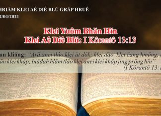 Klei Yuôm Bhăn Hĭn – 24/4/2021