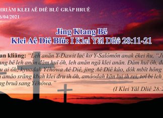 Jing Ktang Bĕ – 26/4/2021