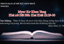 Myơr Kơ Khua Yang – 30/4/2021