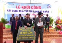 Bình Phước: Khởi Công Xây Dựng Nhà Thờ Tin Lành Bù Nhâu