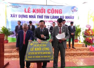 Bình Phước: Khởi Công Xây Dựng Nhà Thờ Tin Lành Bù Nhâu