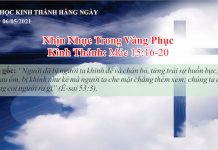 Nhịn Nhục Trong Vâng Phục – 6/5/2021