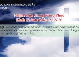 Nhịn Nhục Trong Vâng Phục – 6/5/2021