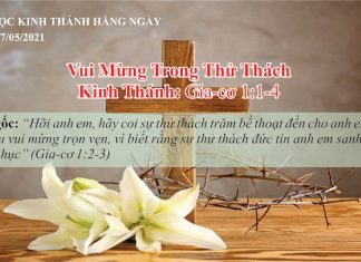 Vui Mừng Trong Thử Thách – 7/5/2021
