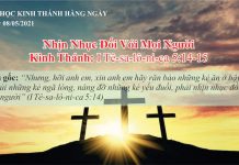 Nhịn Nhục Đối Với Mọi Người – 8/5/2021