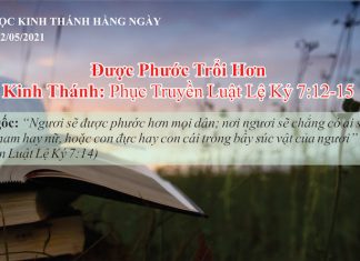 Được Phước Trổi Hơn – 12/5/2021