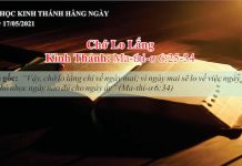 Chớ Lo Lắng – 17/5/2021