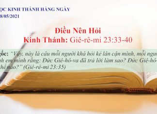 Điều Nên Hỏi – 18/5/2021