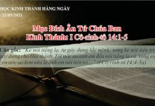 Mục Đích Ân Tứ Chúa Ban – 22/5/2021