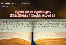 Người Nói và Người Nghe – 24/5/2021