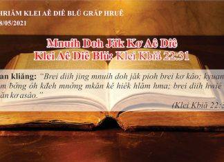 Mnuih Doh Jăk Kơ Aê Diê – 28/5/2021