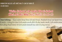 Thŭn Sabat Leh Anăn Hruê Sabat – 31/5/2021