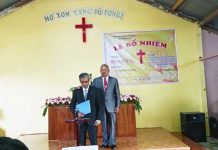 Lâm Đồng: Lễ Bổ Nhiệm Quản Nhiệm Chi Hội Chrang Hao