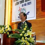 Mục sư Phan Vĩnh Cự, phó Hội trưởng, diễn giả hội đồng