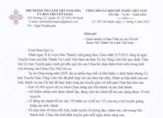 UBTG Thông Báo V/v Ngày Truyền Giáo