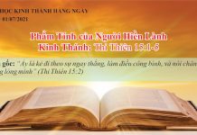 Phẩm Tính của Người Hiền Lành – 1/7/2021
