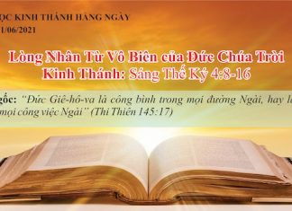 Lòng Nhân Từ Vô Biên của Đức Chúa Trời – 1/6/2021