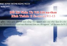 Đối Xử Nhân Từ Với Giô-na-than – 6/6/2021