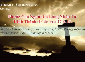 Phước Cho Người Có Lòng Nhân Từ – 9/6/2021