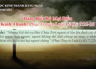 Đấng Biết Rõ Mọi Điều – 10/6/2021