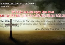 Pô Thâo Klă Jih Djăp Mta Klei – 10/6/2021