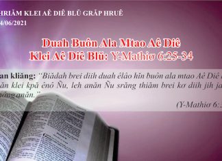 Duah Ƀuôn Ala Mtao Aê Diê – 14/6/2021