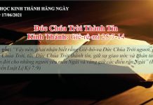 Đức Chúa Trời Thành Tín – 17/6/2021