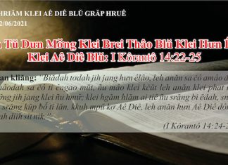 Boh Tŭ Dưn Mơ̆ng Klei Brei Thâo Blŭ Klei Hưn Êlâo – 22/6/2021