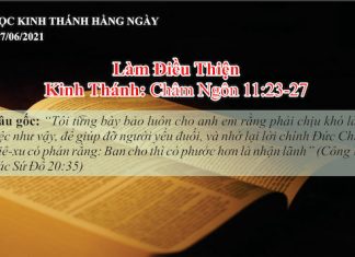 Làm Điều Thiện – 27/6/2021