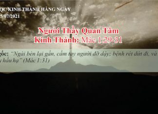 Người Thầy Quan Tâm – 5/7/2021