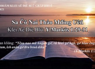 Sa Čô Nai Thâo Mđing Uêñ – 5/7/2021